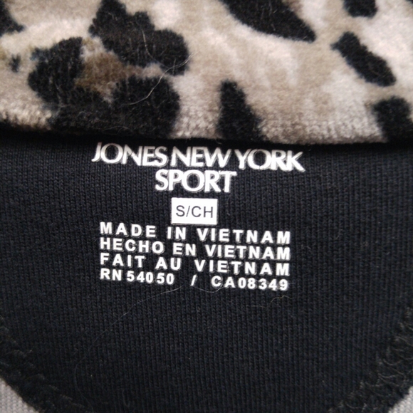 SOFT Velour leopard animal print spots athleisure zipper jacket - Picture 5 of 8